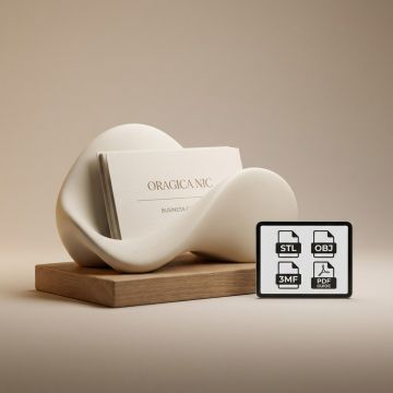 Sculptural Card Holder