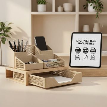 Desk Organiser Tray Set