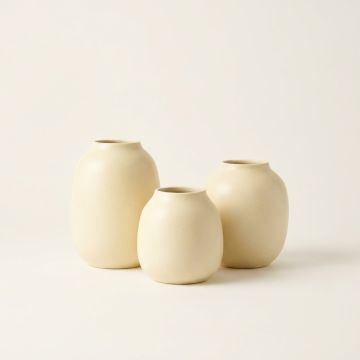 Trio Ceramic Vases